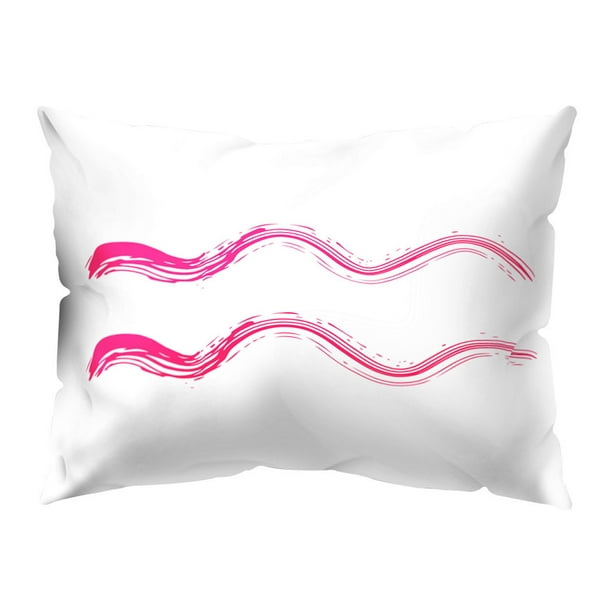 30x50cm Geometry Cushion Covers Peach Skin Velvet Throw Pillowcase Home Decor